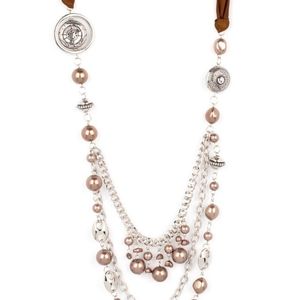 brown beaded necklace